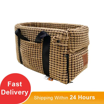 Portable Cat Dog Bed Travel Protector