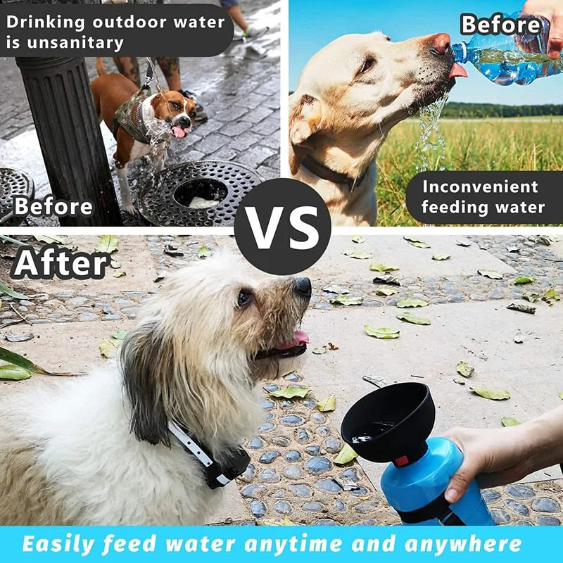 Portable Dog Water Bottle Foldable