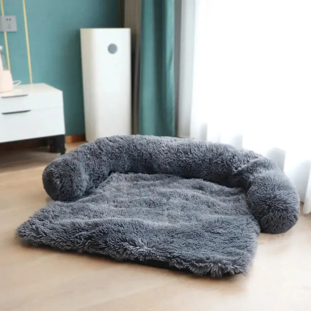 Washable Plush Dog Bed Sofa