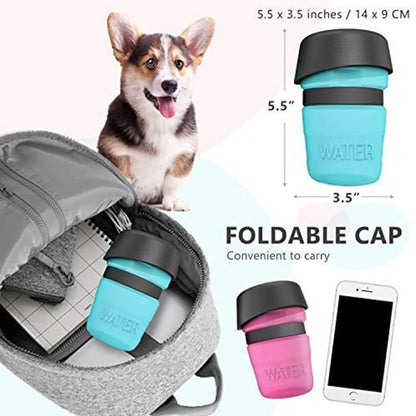 Portable Dog Water Bottle Foldable