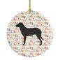 Majorca Shepherd Dog Ceramic Ornament