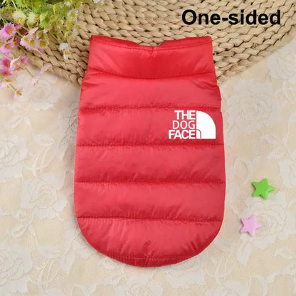 Double Sided Dog Coat Winter Warm