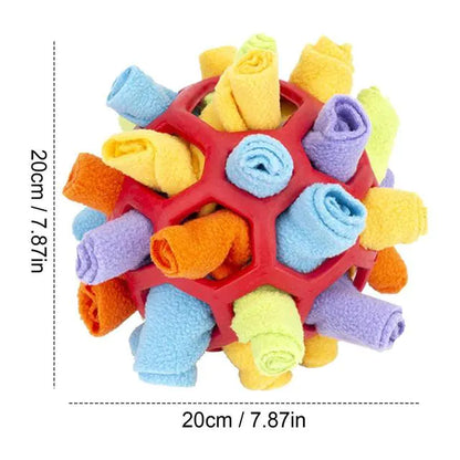 Interactive Dog Puzzle Snuffle Ball Toy