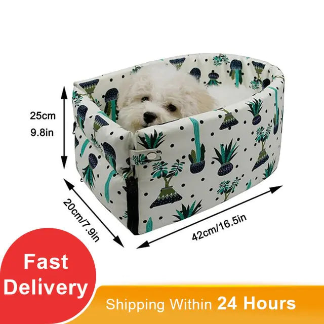 Portable Cat Dog Bed Travel Protector