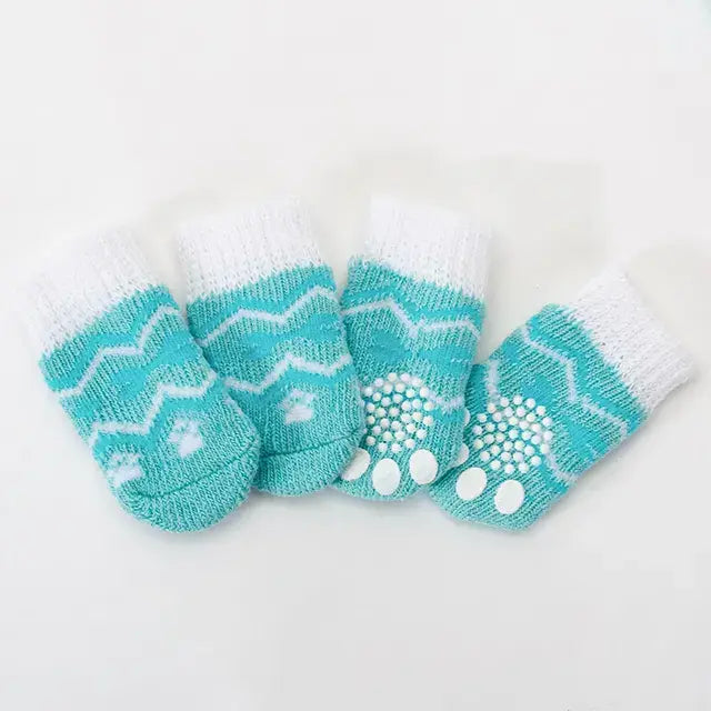 Cute Anti-Slip Dog Socks Set