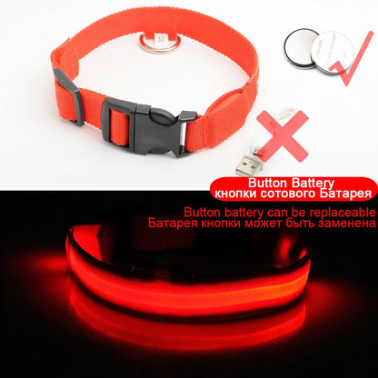 Led Dog Collar Anti-Lost Collar