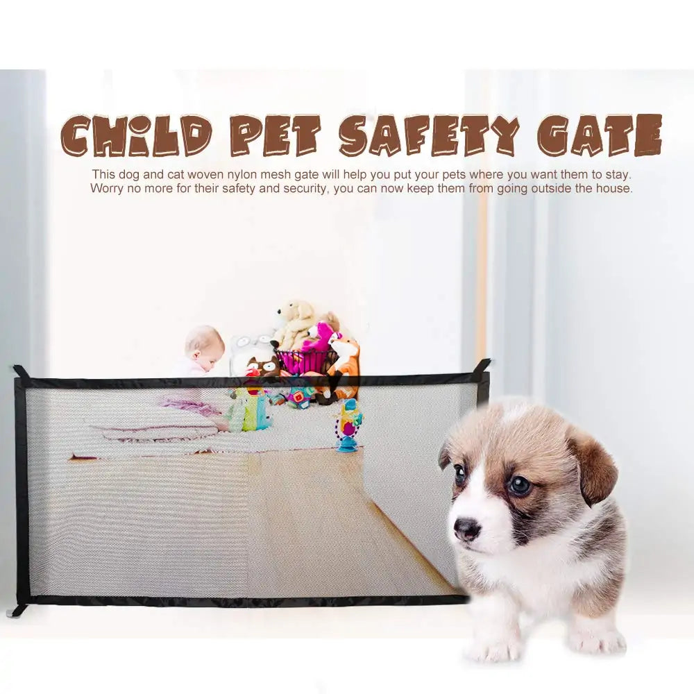 Indoor and Outdoor Dog Gate Mesh Fence